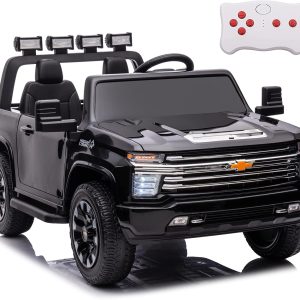 Raffle #637 - Black Chevy Silverado 24V Kids Ride-on